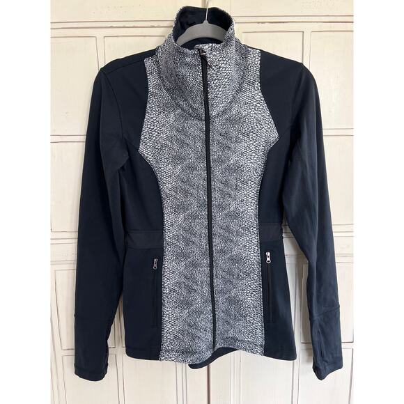 Calia by Carrie Underwood size small black and white activewear jacket - Picture 1 of 4